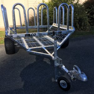 Large Bale Feeders - Ezi-Loader with optional extra hoops